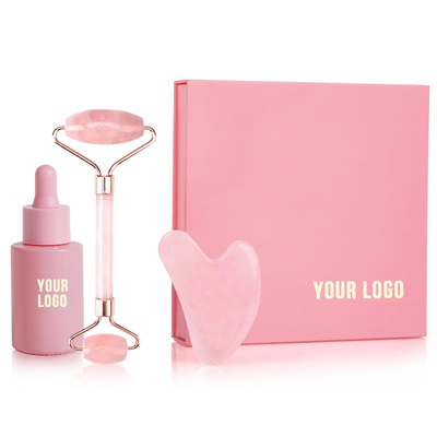 Προσαρμοσμένο Jade Roller Gua Sha Set Εργαλεία ομορφιάς για την ανδρική φροντίδα του δέρματος ρουτίνα και αντιγήρανση