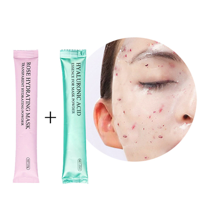 Προσαρμόσιμη Κρίσταλ Κορέα Peel Off Petal Powder Πρόσωπη μάσκα με υαλουρονικό οξύ