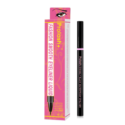 Καρβονικό μαύρο Eyeliner μολύβι νερού ενεργοποιημένη ιδιωτική ετικέτα Eyeliner σε χρώμα ροζ χρυσό
