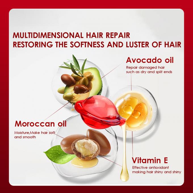 Μαροκινό έλαιο Jojoba με εμφύτευση Custom Logo Hair Treatment Serum Καψούλα για ιδιωτική ετικέτα 1