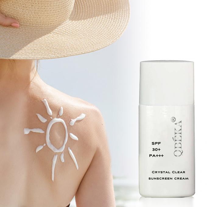 Προστασία UVB Ηλιακό για πρόσωπο και σώμα SPF 50 Ιδιωτική ετικέτα Οργανική αντηλιακή κρέμα 3