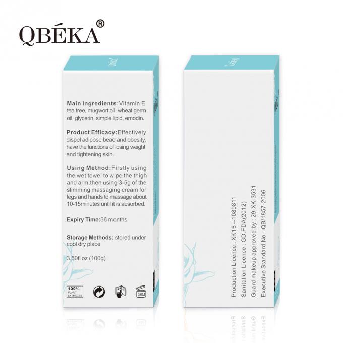 Μασάζ απώλειας βάρους QBEKA Ζεστό κρέμα για πόδια και χέρια 9
