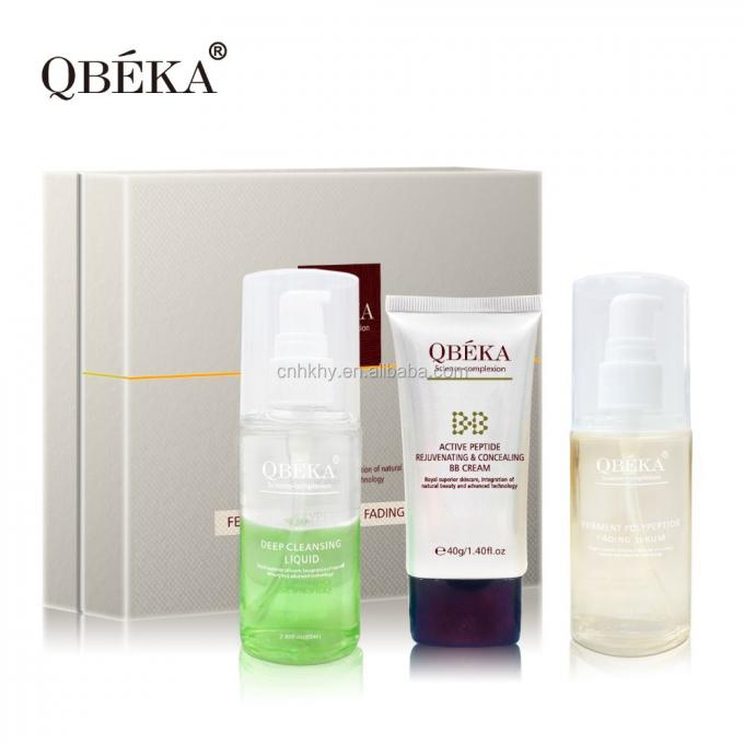 QBEKA Φερμαντικό Πολυπεπτίδιο Λευκαντικό ορό Χρυσό Κίτ για το πρόσωπο 0