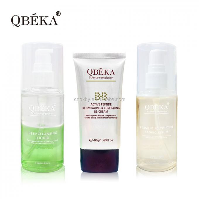 QBEKA Φερμαντικό Πολυπεπτίδιο Λευκαντικό ορό Χρυσό Κίτ για το πρόσωπο 4