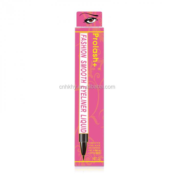 Καρβονικό μαύρο Eyeliner μολύβι νερού ενεργοποιημένη ιδιωτική ετικέτα Eyeliner σε χρώμα ροζ χρυσό 3