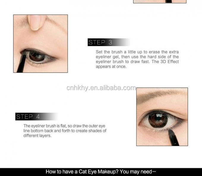 Αδιάβροχο Eyeliner Μακιά διάρκεια Στυλό Μακιγιάζ Μάτι Υπερτελής Κλιπ υγρό Ανθεκτικό στον ιδρώτα εργαλείο 6