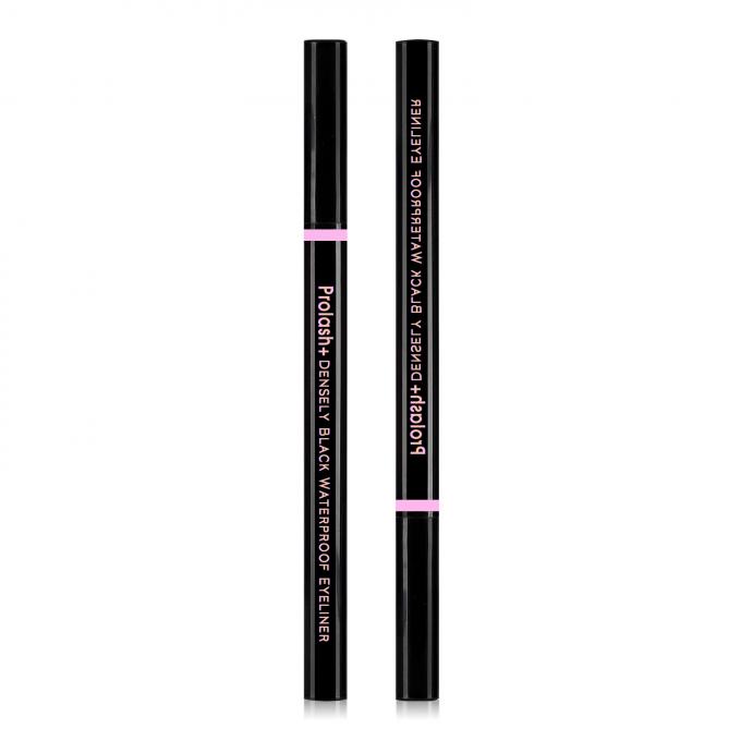 Καρβονικό μαύρο Eyeliner μολύβι νερού ενεργοποιημένη ιδιωτική ετικέτα Eyeliner σε χρώμα ροζ χρυσό 6