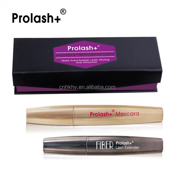 Prolash Mascara Fiber Lash Extender Semi Permanent Αδιάβροχο Μαύρο Κιτ Επέκτασης Κεφτών 0