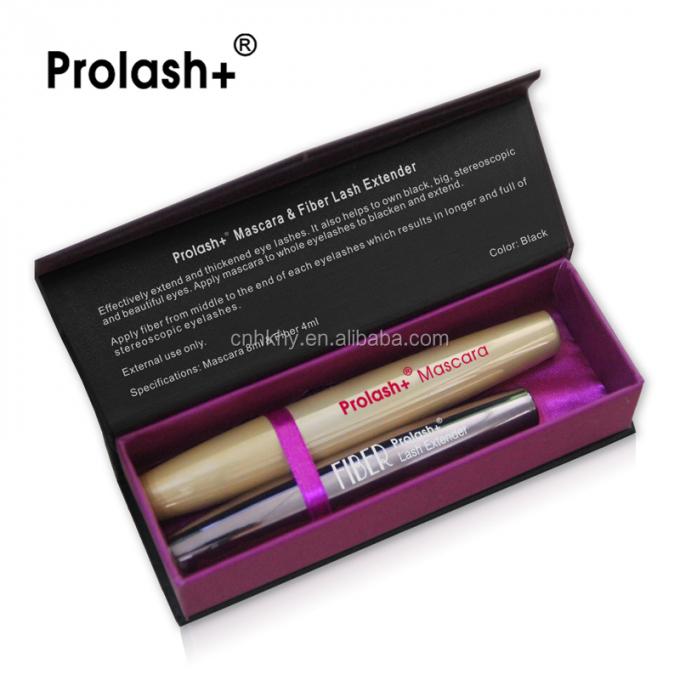 Prolash Mascara Fiber Lash Extender Semi Permanent Αδιάβροχο Μαύρο Κιτ Επέκτασης Κεφτών 9